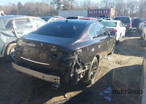 2014 Infiniti Q50 из США, поврежденный, VIN JN1BV7AR3EM699613